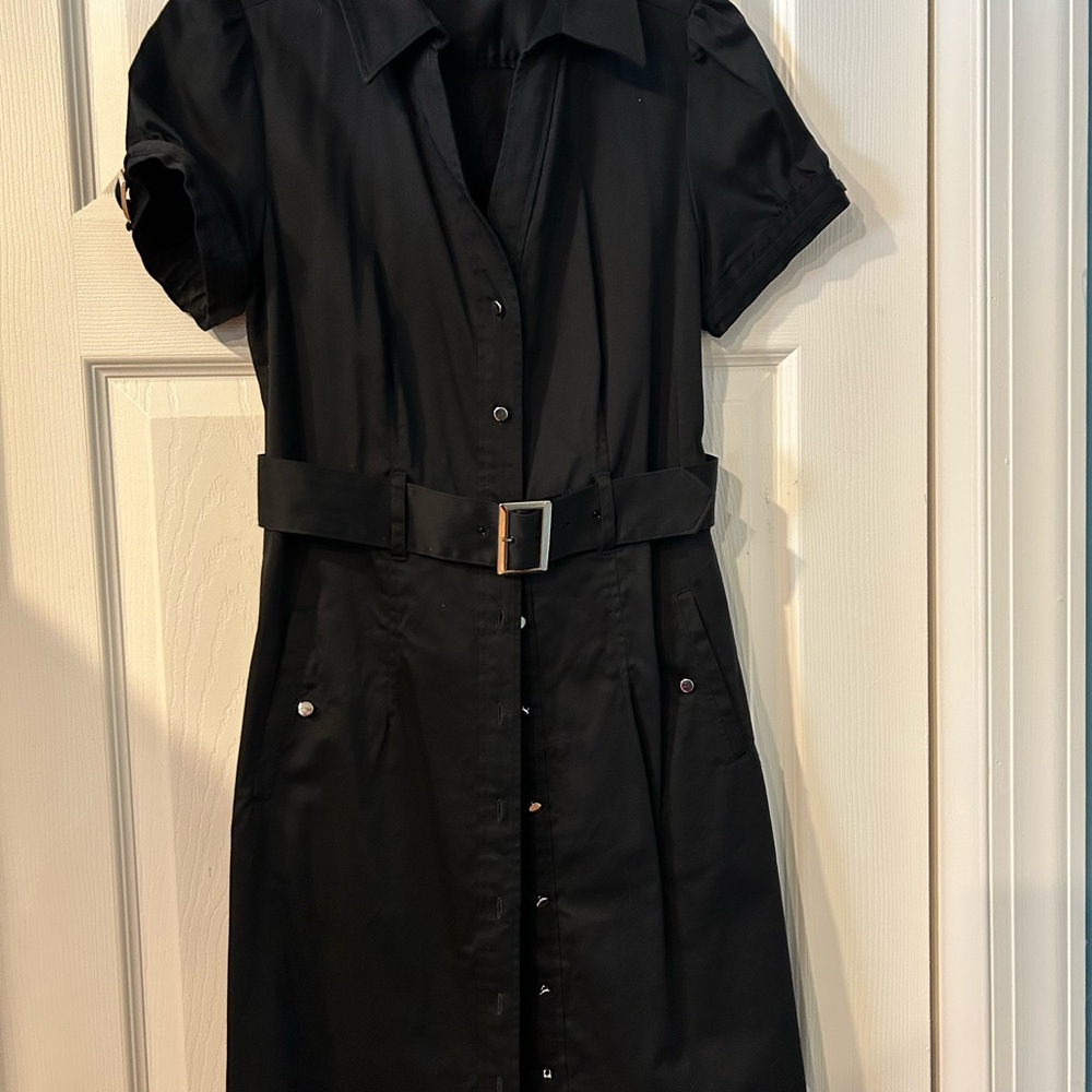 Apt. 9 Black Belted Dress